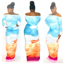 Load image into Gallery viewer, “Ombré Yo-yo” Dress